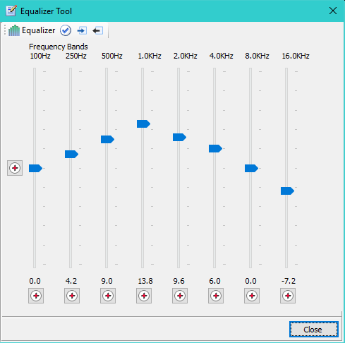 Figure 2. Equalizer Tool