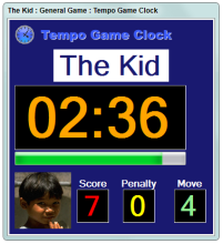 Figure 2. Player Name Centered 
