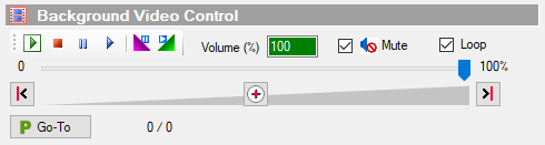 Figure 7. Background Video Control - For Green Screen