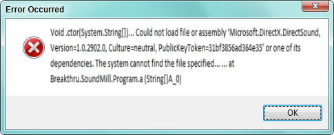 Figure 1. Test Mode Error Message Box 