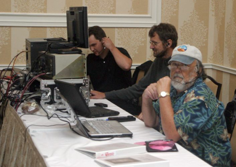 John Long (lower right) with Event Tech Team